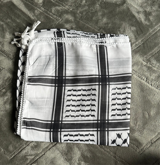 Kufiyeh White/Black