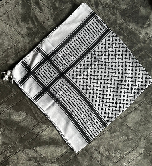 Kufiyeh schwarz/weiß